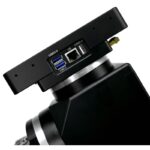 iOptron HAE69EC Montering iMate (4) iOptron HAE69EC close-up van iMate poortenpaneel met USB 2.0, USB 3.0, LAN en voeding