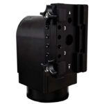 iOptron HAZ71 Alt-AZ Montering Strain Wave (3) iOptron HAZ71 ALT-AZ zijaanzicht van hoofdunit met verticale montageplaat