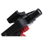 iOptron Hunter HEM27 Poolzoeker iPolar Sky (10) iOptron Hunter/HEM27 iPolar poolzoeker adapter gemonteerd op zwarte montering met rode bevestiging