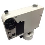 iOptron Hunter HEM27 Poolzoeker iPolar Sky (9) iOptron Hunter/HEM27 iPolar zijaanzicht gemonteerd op witte SkyHunter astrofotografie montering