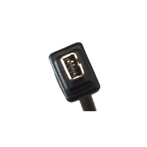 iOptron MC-DC1 shutter release kabel close-up van aansluiting voor Nikon DSLR