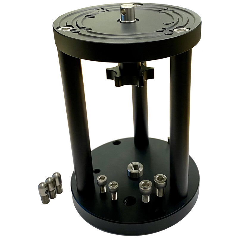 iOptron MiniPier Zuilverlenging 1 iOptron MiniPier Zuilverlenging iOptron MiniPier zuilverlenging met bovenplaat, onderplaat en meegeleverde schroeven voor diverse iOptron monteringen