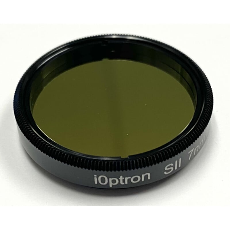 iOptron SII 1,25" Filters 1 iOptron SII 125 Filters iOptron SII 1,25" filter met 7nm lijnfilter in zwarte aluminium vatting voor deep-sky astrofotografie