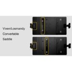 iOptron Sideres Plaat (3) iOptron Sideres Plaat zij-aan-zij weergave met Vixen en Losmandy converteerbare zadels