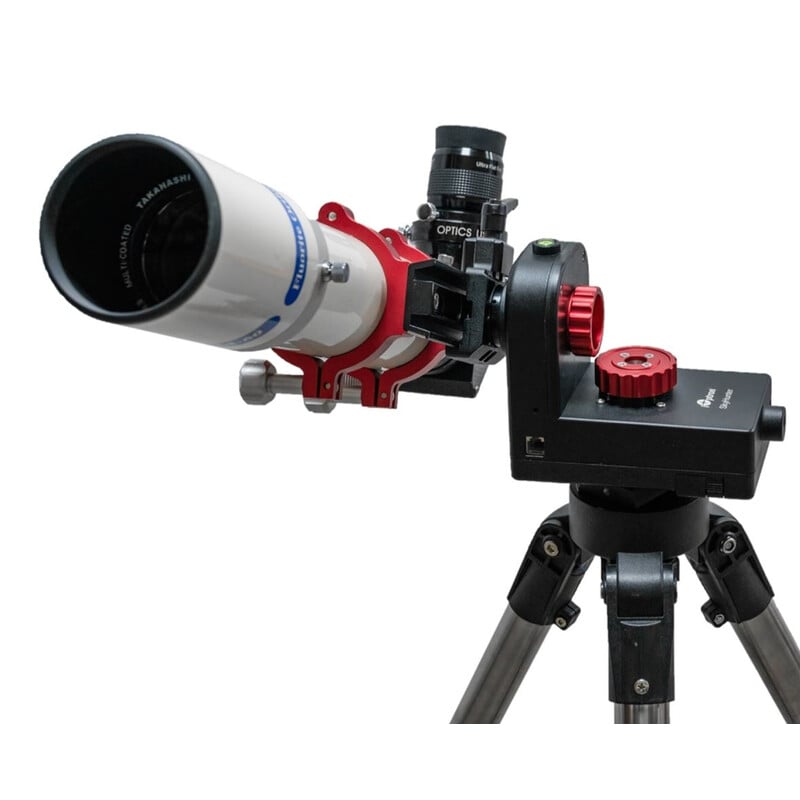 iOptron SkyHunter AZ Montering GoTo Zonder Statief 2 iOptron SkyHunter AZ Montering GoTo Zonder Statief 2 iOptron SkyHunter AZ gemonteerd met telescoop op fotostatief met gemonteerd contragewicht en Vixen-klem