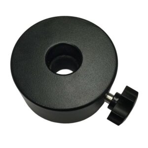 iOptron Tegengewicht 1,35kg zwart metalen contragewicht met centrale boring en stelschroef voor montage op tegengewichtstang