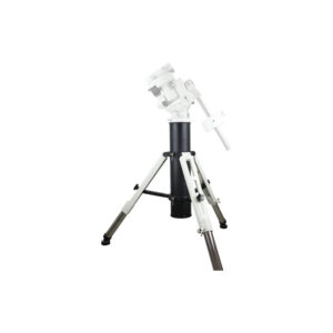 iOptron Column Tri-Pier column tripod with mount placed on aluminum and stainless steel legs
