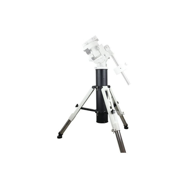 iOptron Column Tri-Pier Column Tripod 1 iOptron Column Tri-Pier Column Tripod iOptron Column Tri-Pier column tripod with mount placed on aluminum and stainless steel legs