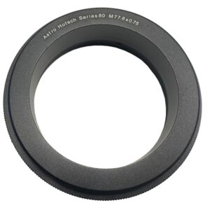 iOptron iAFS2 / BORG 80 adapter aluminium ring met M58 Schroefdraad aansluiting