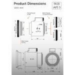 iOptron iAFS3 2 Automatic Focuser (3) iOptron iAFS3 2" bedieningsoverzicht met instelmogelijkheden en USB-C poorten