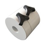 Skywatcher Tegengewicht 1,6 kg & 0,7 kg (1) Skywatcher Tegengewicht twee witte stalen contragewichten 1,6kg en 0,7kg gestapeld op elkaar met centrale boring en klemschroeven.