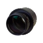 Skywatchers Flattener 150 0,77x Esprit (1) Skywatchers Flattener 150 vooraanzicht van de grote lensopening met groene markeerring en FMC-gecoate optiek.