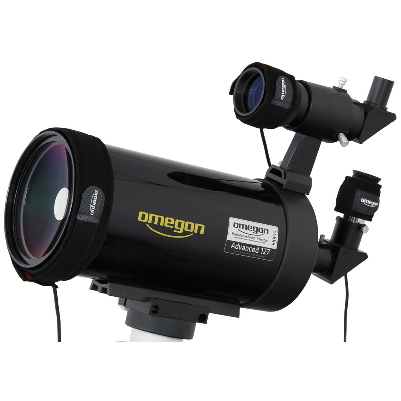 Omegon Dauwlint 38mm - 51mm voor Oculairs 2 Omegon Dauwlint 15cm voor oculairs 1 25 en 2 Omegon Dauwlint 15cm toegepast op telescoopoculair en objectiefrand voor bescherming tegen dauw