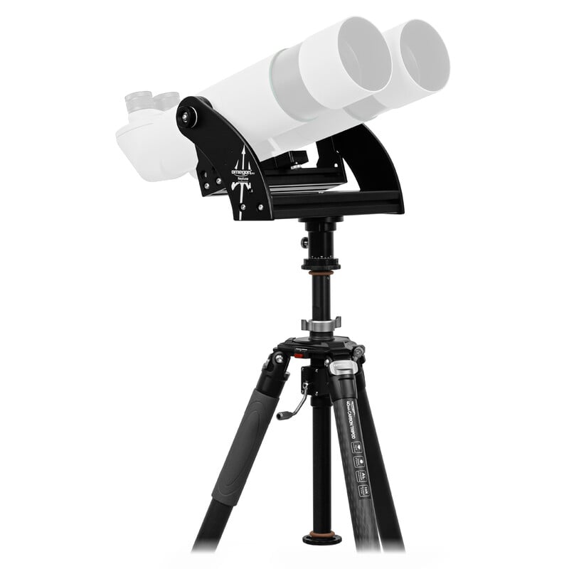 Omegon Pro Neptune Fork Mount with Center Column and Aluminum Tripod Stand