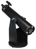 Levenhuk Ra 200N Dobson side view of the Newtonian reflector on Dobsonian mount