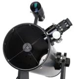Levenhuk Ra 200N Dobson front view of the optical tube and finder