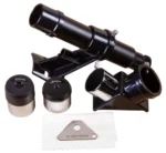 72850_levenhuk-telescope-skyline-base-80t_13_500_87f99917a9b2223cf72050274da98c12 The Levenhuk Skyline BASE 80T labeled diagram provides an overview of the main components, including the optical tube, tripod, accessory tray, and finderscope.