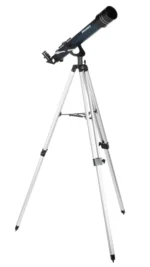 Levenhuk Discovery Spark 707 AZ optical tube detail with Discovery logo and mounting points, close-up