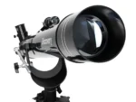 Levenhuk Discovery Spark 707 AZ rack-and-pinion focuser with 1.25 inch connection and focus knobs, close-up
