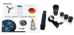 78722_discovery-spark-767-az-telescope_02_en_500_977808a69fdd6d0ec9fc7053fe78f5f5 Levenhuk Discovery Spark 767 AZ complete set next to the colorful gift box with included parts
