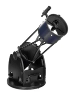 Levenhuk New Skyline PRO 10-inch retractable optical tube positioned horizontally on Dobsonian mount