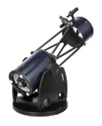 Levenhuk New Skyline PRO 10 inch retractable front view of truss-tube optical tube and mount