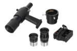 Levenhuk New Skyline PRO 10 inch retractable kit contents with accessories and manual