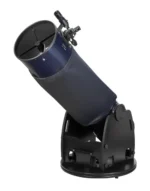 Levenhuk New Skyline PRO 12 inch retractable angled side view showing truss-tube design and Dobsonian base