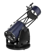 Levenhuk New Skyline PRO 12 inch retractable front view of truss-tube optical tube and mount