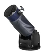 Levenhuk New Skyline PRO 16 inch retractable angled side view showing truss-tube design and Dobsonian base