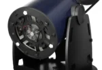 Levenhuk New Skyline PRO 16-inch retractable close-up of optical finderscope attached to truss-tube