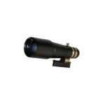 TeleVue Apochromatic Refractor AP 60/360 TV60 OTA compact APO refractor tube in black with gold colored rings and mounting foot on white background
