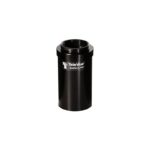 TeleVue Camera Adapter, 2" black metal camera adapter tube with T2 male thread, 2 inch connection and TeleVue logo on a white background