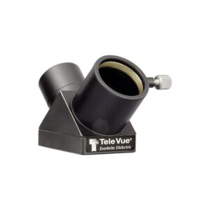 TeleVue Everbrite Diagonal, 90°, 1.25" 90-degree dielectric mirror diagonal with 1.25 inch telescope and eyepiece connection and clamping ring on black housing