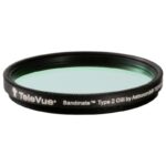 TeleVue Filters Filter OIII Bandmate Type 2 2" zwart 2 inch OIII-filter met groen gecoat glas en Bandmate Type 2 opdruk op witte achtergrond