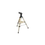 TeleVue Montering Gibraltar HD4 Alt-AZ volledig zicht op de alt-az montering met houten statief en accessoiretray op witte achtergrond