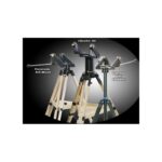 TeleVue Montering Gibraltar HD5 Alt-AZ vergelijkingafbeelding met meerdere TeleVue monteringen naast elkaar, waaronder Gibraltar HD, Panoramic en Tele-Pod op donkere achtergrond
