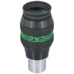TeleVue Oculair Delos 10mm 1,25" bovenaanzicht van het Delos 10 mm oculair met zicht op de ooglens en verstelbare oogschelp