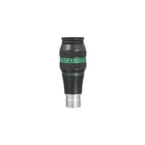 TeleVue Delos 3.5mm 1.25" Eyepiece product photo of the 1.25 inch Delos 3.5mm eyepiece with knurled grip and green Delos imprint on a white background