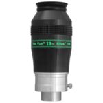 TeleVue Oculair Ethos 13mm 1,25"/2" productfoto van het Ethos 13 mm oculair met gekartelde grip en groene markering op witte achtergrond