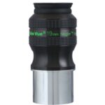 TeleVue Oculair Nagler Typ 7 19 mm 82° productfoto van het Nagler Type 7 19 mm oculair rechtop met groene opschriftring en 2 inch vatting op witte achtergrond