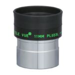 TeleVue Plössl-oculair, 11mm, 1,25" productfoto van het Plössl 11 mm oculair vanuit een andere hoek met zicht op de lensopening