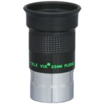 TeleVue Plössl-oculair, 25mm, 1,25" close-up van het Plössl 25 mm oculair vanuit een andere hoek met de 25mm markering zichtbaar