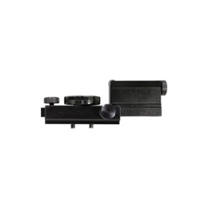 TeleVue TV-60 X-Y tangent drive kit black X-Y mount with adjustment knobs and mounting bolts on white background