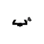 TeleVue Universal Finder Shoe Black finder shoe with lock knob and mounting screw.