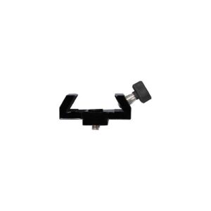 TeleVue Universal Finder Shoe Black finder shoe with lock knob and mounting screw.
