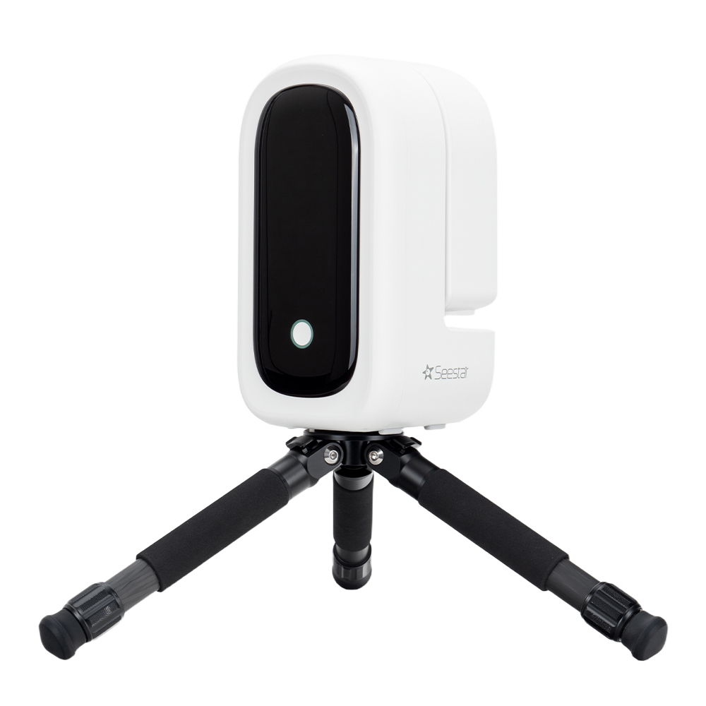 ZWO Seestar S50 Pro 4 zwo seestar s50 pro 3 ZWO Seestar S50 Pro zijaanzicht in wit