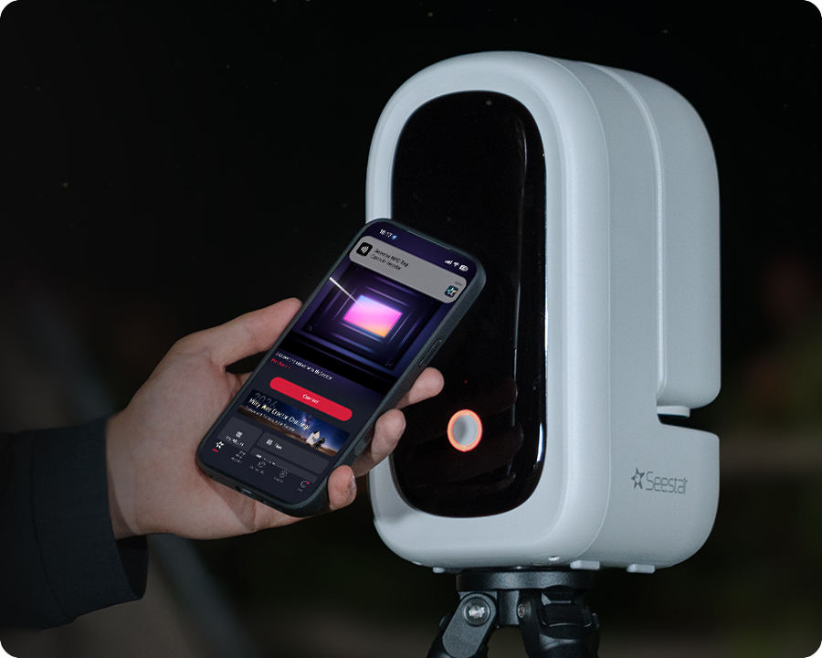 ZWO Seestar S50 Pro 16 zwo seestar s50 pro s9 alt Telefoon koppelen met NFC aan de ZWO Seestar S50 Pro