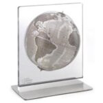 Zoffoli Aria wereldbol 22 cm grijs