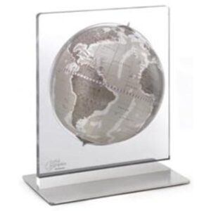 Zoffoli Aria wereldbol 22 cm grijs
